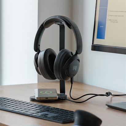 MIEGO MOOVE 65 headset med bordsstativ - Rek. pris 2598 kr.